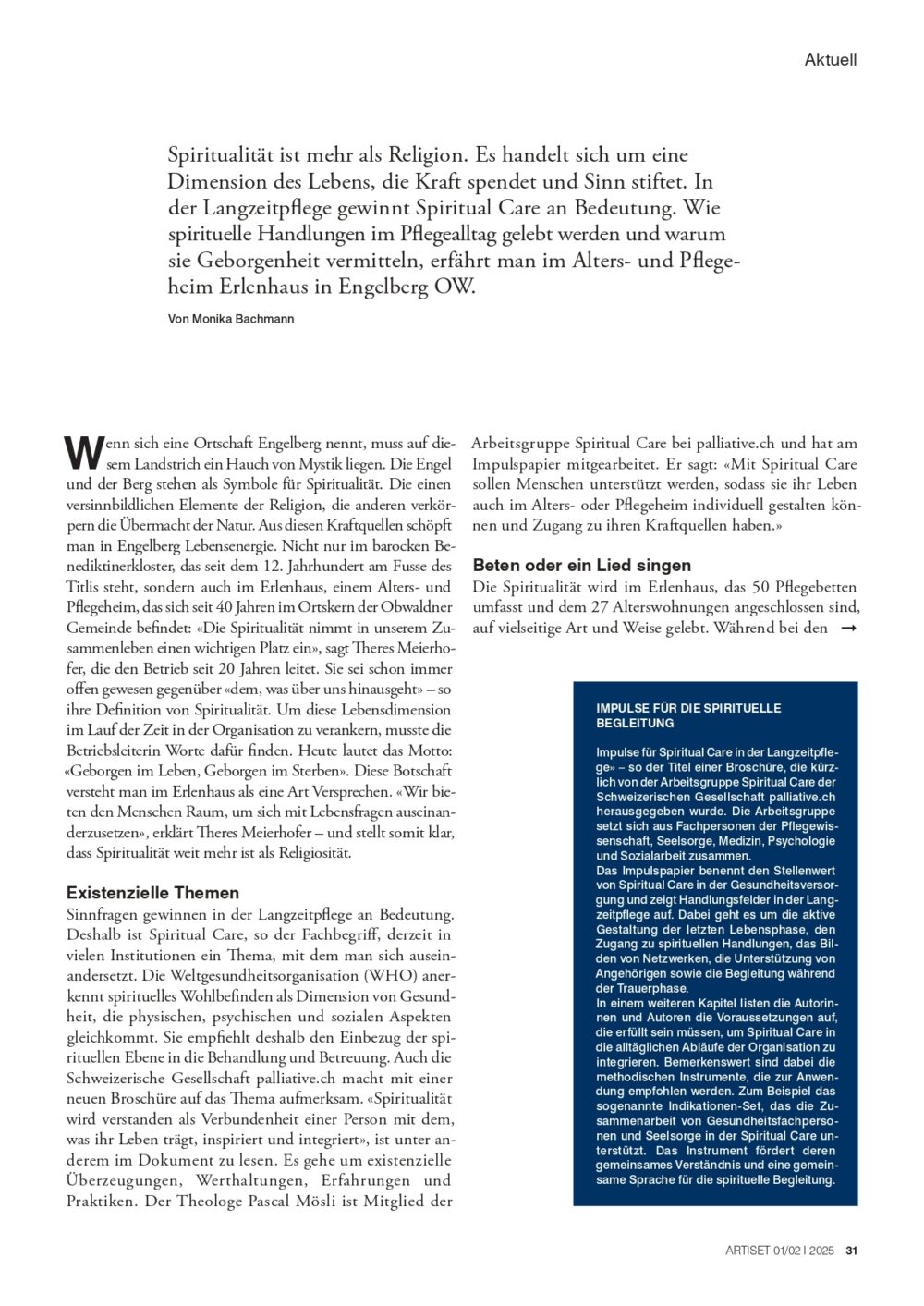 ARTISET Spiritual Care page 0002